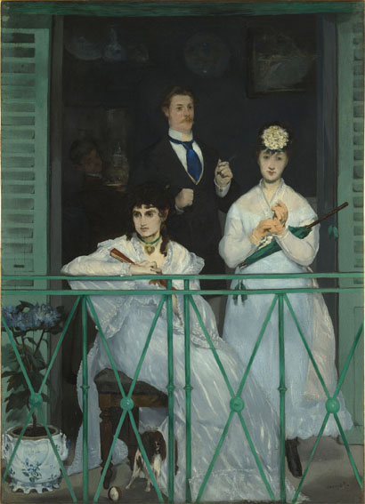 Il balcone, dipinto, Edouard Manet (1832-1883) pittore , MusÈe d'Orsay, Parigi, Francia