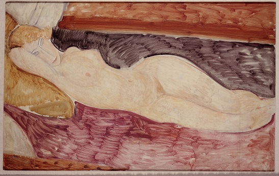 Amedeo Modigliani Livorno 1884-Parigi 1920 Nudo sdraiato, 1918-1919 olio su tela, cm 76x116 1962, acquisto alla Marlborough Gallery