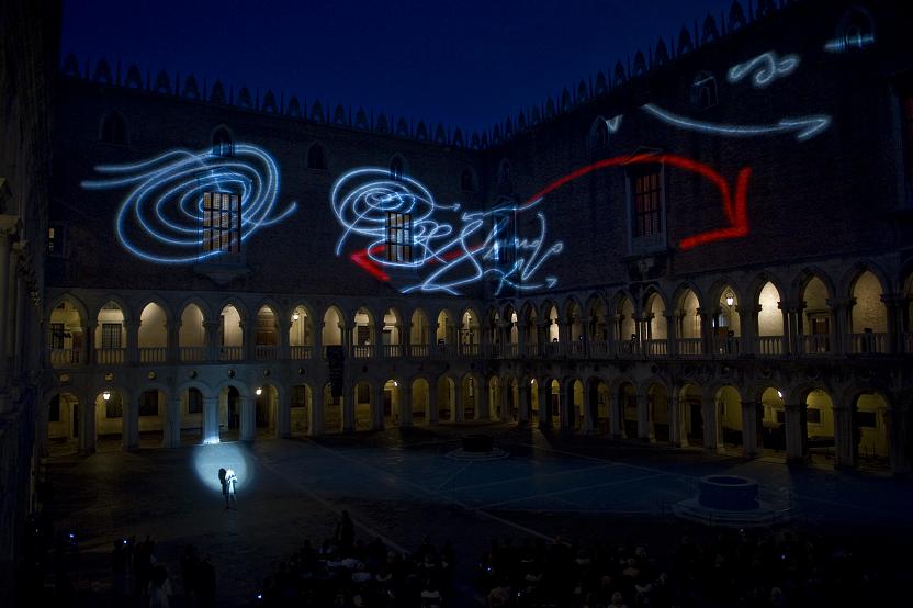 Lo Stato Poetico-Notte di Luce, Palazzo Ducale, Venezia, 54. Esposizione Internazionale d'Arte della Biennale di Venezia, 2011. (foto Marc de Tollenaere)