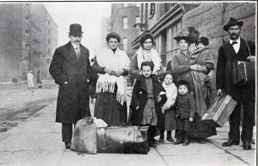 A family that came through the immigration process thanks to St. Raphael's Society. Photo by St. Raphael's Society.