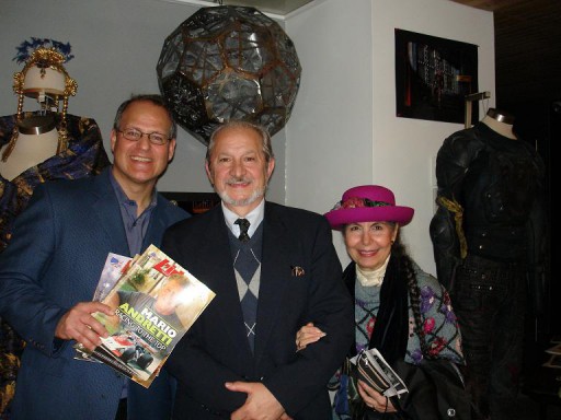 Playwright Vincent Amelio with T. T. Dossena and LindaAnn LoSchiavo