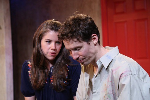 Donna (Allison Linker) and Chris (Ben Sumrall) face challenges to his art career. Photo by Gerry Goodstein.