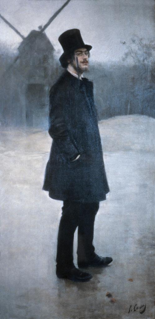 Ramn Casas Erik Satie (El bohemio; Poet of Montmartre), 1891 oil on canvas, 198.8 x 99.7 cm (78 1/4 x 39 1/4) Northwestern University Library