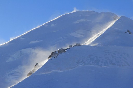 Vento che spazza la cima del Monte Bianco. JOURDAIN, Bruno/CNRS Photothèque