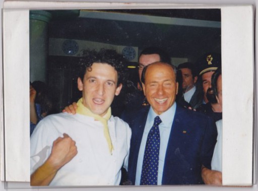 Marco Cameran, Chef di Padova, con l'allora premier Berlusconi...
