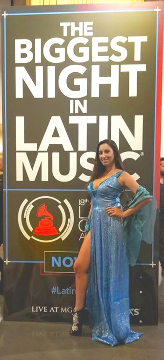 Pamela Quinzi at the Latin Grammy...