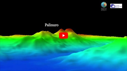 Ricostruzione 3D della catena vulcanica Palinuro LINK: https://www.youtube.com/watch?v=ZUvxG5rgUTY
