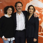 Rappoport  regista del film Noi 4  e Lucrezia Guidone