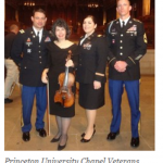 Princeton University Chapel veterans Day service in 2015 with ROTC cadets