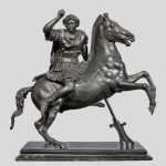 Statuetta di Alessandro Magno a cavallo, bronzo, I sec. a.C. (Napoli, Museo Archeologico Nazionale, foto di Giorgio Albano)