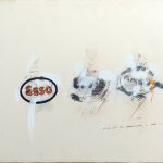 20.Mario Schifano, (ESSO) Delle cose che appartengono a tutti il segno di energia, 1962