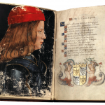 Foto 3 – Codice Trivulziano 2167 – Grammatica del Donato – raffigurazione di Massimiliano Sforza