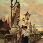 21. Nono L. – Le due madri, 1886, olio su tela 136 x 70 cm