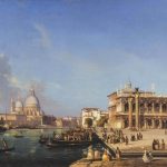 5. Caffi I. – Venezia Palazzo Ducale, olio su tela 55 x 91 cm