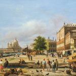 6. Canella G. – Venezia, Riva degli Schiavoni, 1834, olio su tela 63 x 53 cm
