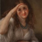 13. Carnovali Il Piccio Ritratto di Gina Caccia, olio su tela 64 x 52 cm