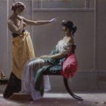 14. Faruffini Toletta antica, olio su tela 40 x 49,5 cm