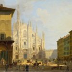 Veduta di Piazza del Duomo in Milano