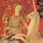 ‘La dama e l’unicorno’bestiario arazzo