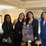 Diletta Maria Cecilia Loragno con Niluka Laura Telli (a sin), Melania Esposito e Ingrid Leka (a dx)