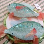 Fish made with scintillant paillettes, Photo by Anna & Maria Sciacca